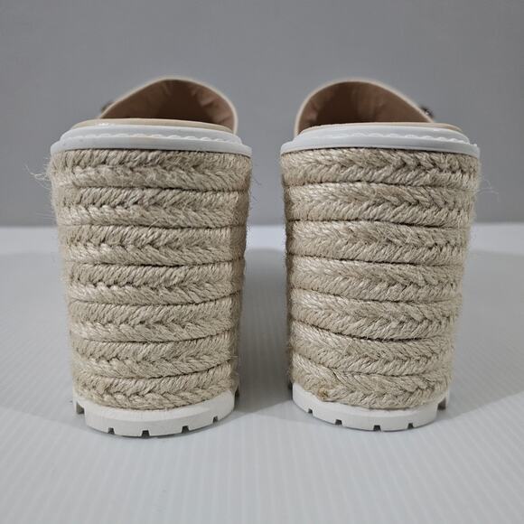 NEW Sam Edelman Livi Sandal Womens 9.5 Summer Sand Espadrille Platform Wedge - Picture 9 of 13